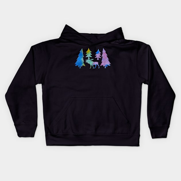 Moose Kids Hoodie by TheJollyMarten